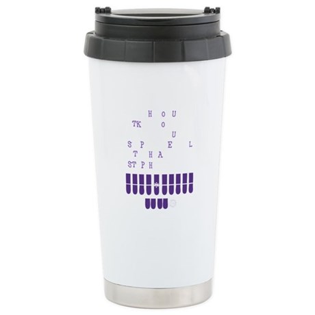 stainless steel travel mug